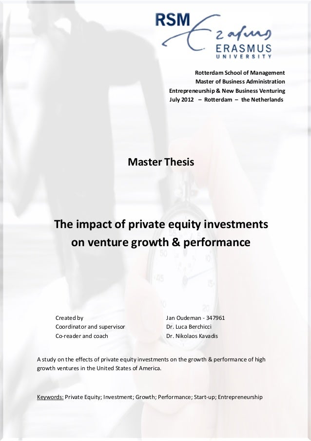 Master thesis private equity | Automotive Equipment Technical Institute
