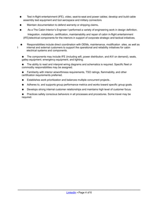 All Interior Customer - Boeing - Manufacturer - Support | PDF