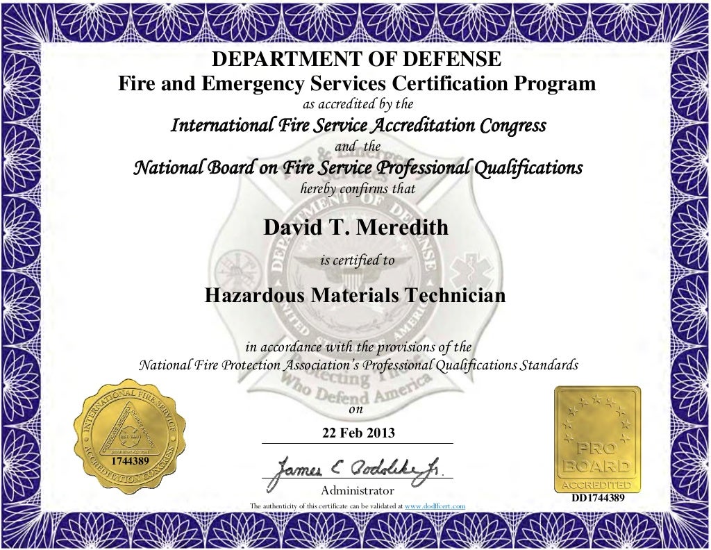 Hazardous Materials Technician