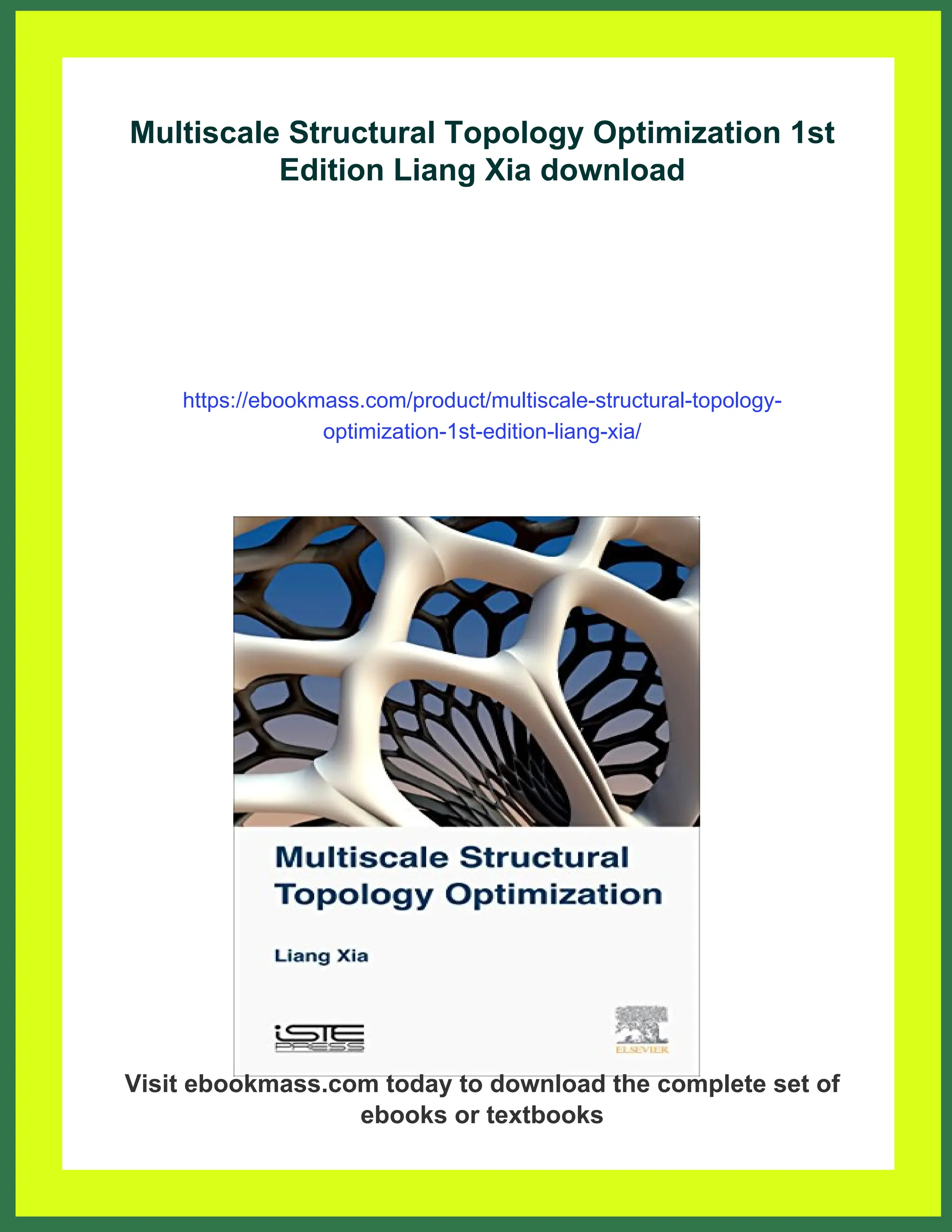 Multiscale Structural Topology Optimization 1st Edition Liang Xia | PDF