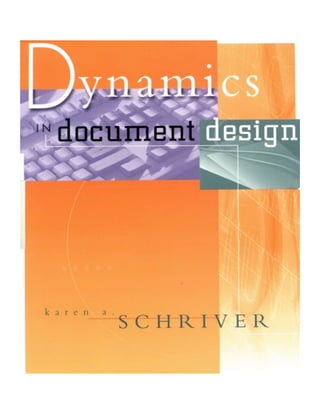 Dynamics in document design cover