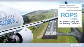 © AIRBUS all rights reserved. Confidential and proprietary document.
An Active Safety Net
for Runway Overruns
Presented by Logan JONES
Airbus Flight Operations Solutions
7-8 June 2016
Eurocontrol Safety Forum 2016
 