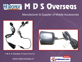 Manufacturer & Supplier of Mobile Accessories 