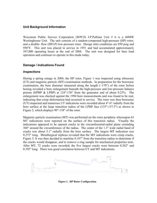ALSTOM TECHNICAL PAPER - 2005 EPRI Pulliam #6 HP Rotor Forging Section ...