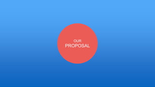 OUR
PROPOSAL
 