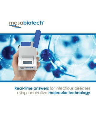Real-time answers for infectious diseases
using innovative molecular technology
TM
 