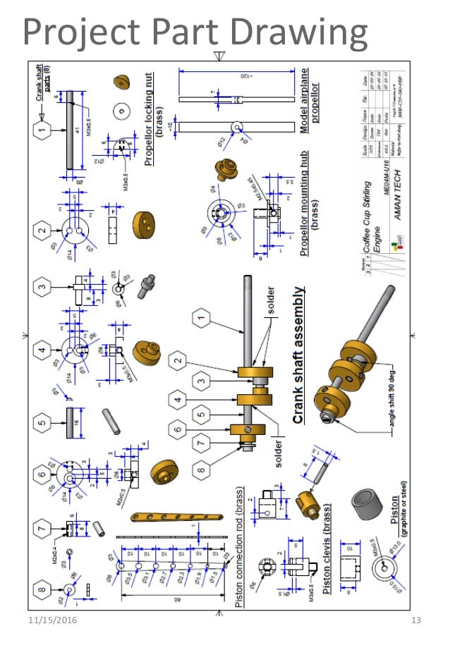 Sirling Engine Project Profile Me04m U16 Sirling Engine Project Profile Me04m U16