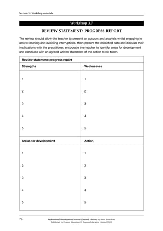 Professional Development Manual | PDF