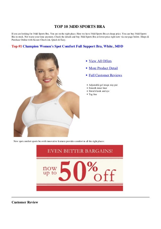best sports bra for 34dd