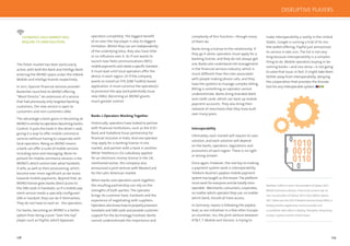 128 129
The Polish market has been particularly
active, with both Bre Bank and Intelligo Bank
entering the MVNO space under the mBank
Mobile and Intelligo brands respectively.
In 2011, Spanish ﬁnancial services provider
Bankinter launched its MVNO offering
“Movil Directo.” An extension of a service
that had previously only targeted banking
customers, the new service is open to
customers and non-customers alike.
The advantage a bank gains in becoming an
MVNO is similar to operators becoming banks:
Control. It puts the bank in the driver’s seat,
giving it a way to offer mobile commerce
services without having to cooperate with
local operators. Being an MVNO means
a bank can offer a suite of mobile services
including voice and messaging. More im-
portant for mobile commerce services is the
MVNO’s direct control over what handsets
it sells, as well as their provisioning, which
become ever more signiﬁcant as we move
towards mobile payments. Beyond that, an
MVNO license gives banks direct access to
the SIM cards in handsets, so if a mobile pay-
ment service needs a specially conﬁgured
SIM or handset, they can do it themselves.
They do not have to wait on the operators.
For banks, becoming an MVNO is a better
option than being a pure “over-the-top”
player such as PayPal, which bypasses
operators completely. The biggest beneﬁt
of an over-the-top player is also its biggest
limitation. Whilst they can act independently
of the underlying telco, they also have little
or no inﬂuence over it. So if one wants to
launch near ﬁeld communications (NFC)
mobile payments and needs a speciﬁc handset,
it must wait until local operators offer the
device in each region. Or if the company
wants to install an STK (SIM ToolKit)-based
application, it must convince the operator(s)
to provision the app (and potentially issue
new SIMs). Becoming an MVNO grants
much greater control.
Banks + Operators Working Together
Historically, operators have looked to partner
with ﬁnancial institutions, such as the ICICI
Bank and Vodafone Essar partnership for
ﬁnancial inclusion in India. And one operator
may apply for a banking license in one
market, and partner with a bank in another.
While Telefónica’s O2 subsidiary applied
for an electronic money license in the UK,
mentioned earlier, the company also
announced a joint venture with MasterCard
for the Latin American market.
When banks and operators work together,
the resulting partnership can rely on the
strengths of both parties. The operator
brings its customer base, handsets and the
experience of negotiating with suppliers.
Operators also know how to properly provision
handsets and SIM cards and provide customer
support for the technology involved. Banks
cannot underestimate the importance and
ULTIMATELY,EACH MARKETWILL
REQUIRE ITS OWN SOLUTION.
make interoperability a reality in the United
States. Google is running a trial of its mo-
bile wallet offering. PayPal just announced
its service in late 2011. The list is not very
long because interoperability is a complex
thing to do. Mobile operators buying or be-
coming banks—and vice versa—is not going
to solve that issue. In fact, it might take them
farther away from interoperability, delaying
the cooperation that provides the founda-
tion for any interoperable system.
Matthew Talbot is senior vice president of Sybase 365’s
Mobile Commerce division. Prior to his current role, he
was vice president of Sybase 365 in Asia. Before Sybase
365, Talbot was the CEO of Mobile Internet Group (MIG), a
leading wireless application service provider and
co-publisher with offices in Beijing, Shanghai, Hong Kong,
London, Sydney and the United States.
complexity of this function—though many
of them do.
Banks bring a license to the relationship. If
they go it alone, operators must apply for a
banking license, and they do not always get
one. Banks also understand risk management
in the ﬁnancial services industry, which is
much different than the risks associated
with people making phone calls, and they
have the systems to manage complex billing.
Billing is something an operator cannot
underestimate. Banks bring branded debit
and credit cards, which can back up mobile
payment accounts. They also bring their
network of merchants that they have built
over many years.
Interoperability
Ultimately, each market will require its own
solution, and each solution will depend
on the banks, operators, regulations and
economics of each region. There is no right
or wrong answer.
Once again, however, the real key to making
a payment system work is interoperability.
Telekom Austria’s paybox mobile payment
system has taught us this lesson. The platform
must work for everyone and be totally inter-
operable: Merchants, consumers, corporates,
no matter which operator they use, no matter
which bank, should all have access.
In Germany, mpass is following the paybox
lead, as are initiatives in a few other Europe-
an countries. Isis, the joint venture between
AT&T, T-Mobile and Verizon, is trying to
DISRUPTIVE PLAYERS
0
11
0
1010
0010
0110
 