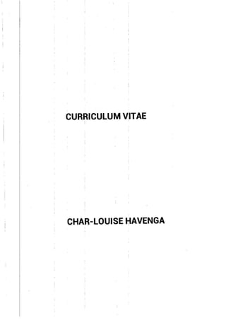 Char-Louise Havenga CV