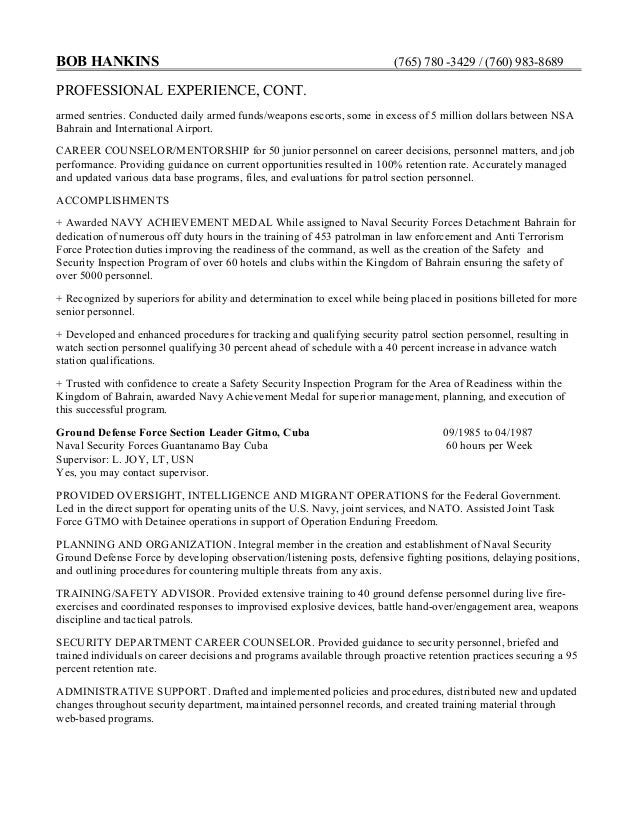 federal job resume writers