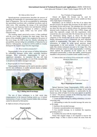 DATA HIDING IMAGES USING SPREAD SPECTRUM IN CLOUD COMPUTING | PDF