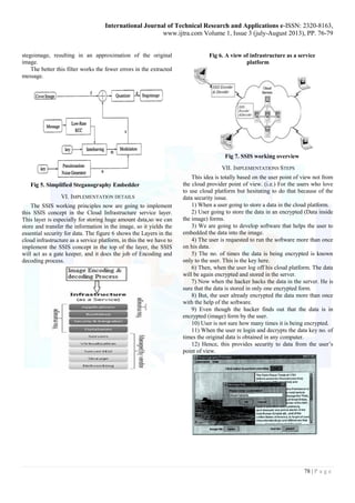DATA HIDING IMAGES USING SPREAD SPECTRUM IN CLOUD COMPUTING | PDF
