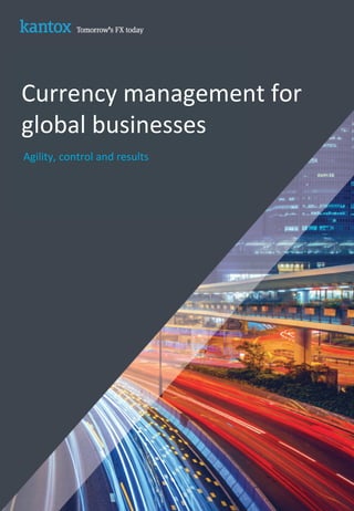 Agility,	
  control	
  and	
  results	
  
Currency	
  management	
  for	
  
global	
  businesses	
  
 