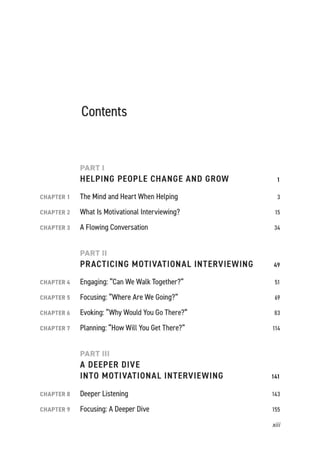 Motivational Interviewing Chart.pdf Motivational Interviewing 4th Edition PDF | PDF