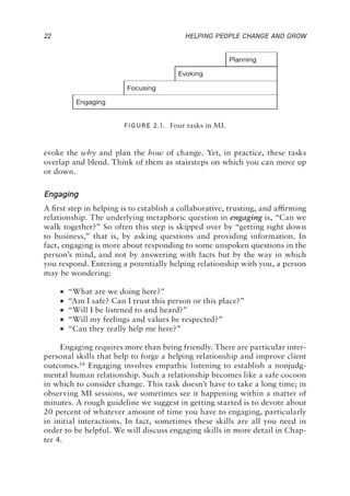 Motivational Interviewing Chart.pdf Motivational Interviewing 4th Edition PDF | PDF
