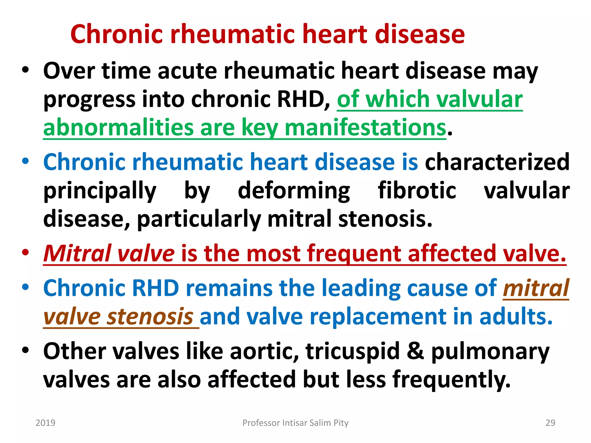Rhd Swelling Rheumatic fever, RHD, and infective endocarditis | PPTX