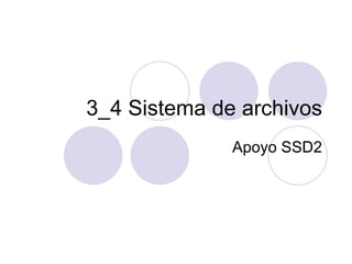 3_4 Sistema de archivos Apoyo SSD2 