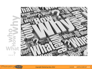 Copyright Marketing Nutz 2012   social biz with a side of nutz!
 