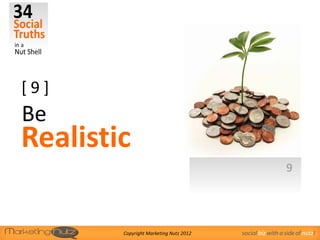 [9]
Be
Realistic
                                                          9




        Copyright Marketing Nutz 2012   s...