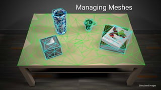 24
Managing Meshes
Simulated images
 