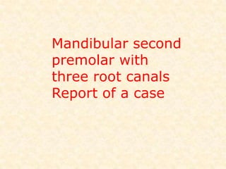 Mandibular 2nd premolarAnomalies  Dens invaginatus