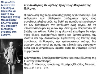  Εγκατάσταση του ελληνικού στρατού στους οθωμανικούς στρατώνες της Σμύρνης.
Μάιος1919.
 