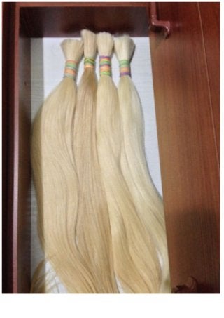 lively and bright color of human hair. Matches color #613.