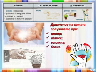 на кожата
получаваме при:
 