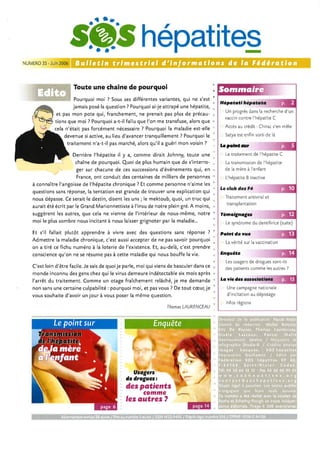 Bulletin d'informations N°35 Juin 2006