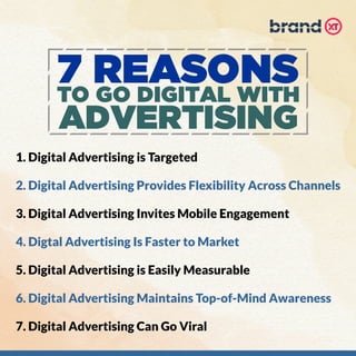 7 Reasons to go digital with advertising 