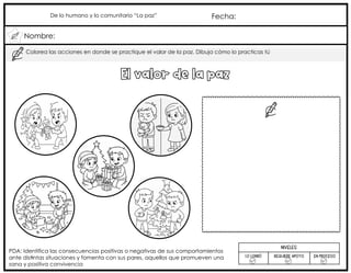 Actividades Educativas para Fomentar la Paz y Valores en Navidad | PPTX