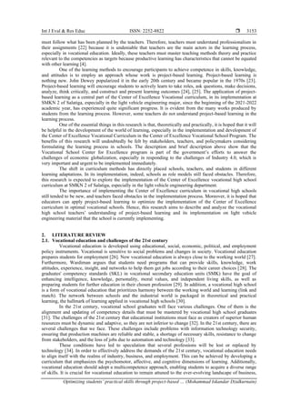 Optimizing students’ practical skills through project-based learning ...