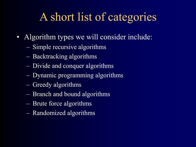 35 algorithm-types | PPT