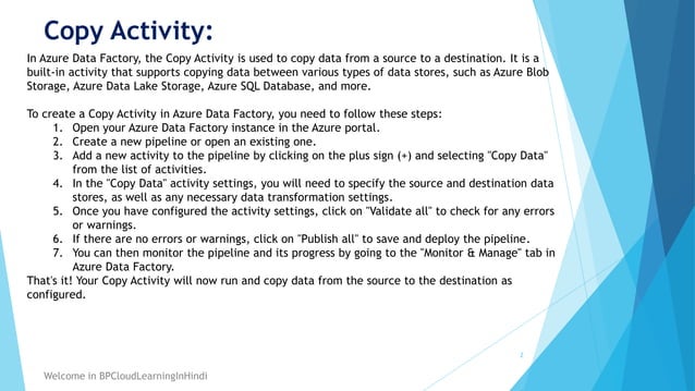 35- Copy Activity in Azure Data Factory.pptx