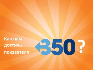 Как нам
достичь
показателя

?

 