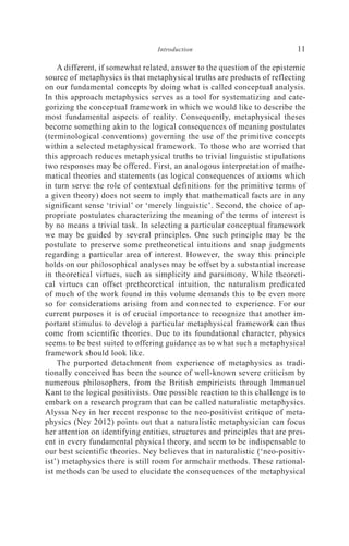 Metaphysics In Contemporary Physics Tomasz Bigaj Christian Wthrich Eds ...