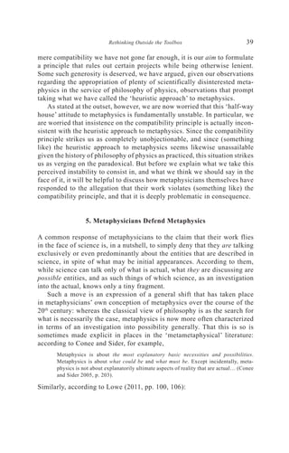 Metaphysics In Contemporary Physics Tomasz Bigaj Christian Wthrich Eds ...