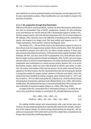 Geochemistry Of Silicon Isotopes Tiping Ding Et Al | PDF
