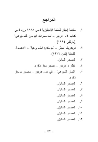 ‫ﺍﻟﻤﺭﺍﺠﻊ‬
‫ﻤﻘﺩﻤﺔ ﺇﻨﺠﻠﺯ ﻟﻠﻁﺒﻘﺔ ﺍﻹﻨﺠﻠﻴﺯﻴﺔ ﻓـﻲ ٨٨٨١ ﻭﺭﺩ ﻓـﻲ‬    ‫١.‬
‫ﻜﺘﺎﺏ ﻫـ. ﺩﺭﺒﻴﺭ – "ﻤﻐـﺎﻤﺭﺍﺕ ﺍﻟﺒﻴـﺎﻥ ﺍﻟﺸـﻴﻭﻋﻲ"‬
                              ‫)ﺒﺎﺭﻜﻠﻰ ٤٩٩١(.‬
‫ﻓﺭﻴﺩﺭﻴﻙ ﺇﻨﺠﻠﺯ – "ﻤﺒـﺎﺩﺉ ﺍﻟﺸـﻴﻭﻋﻴﺔ" – ﺍﻷﻋﻤـﺎل‬     ‫٢.‬
                          ‫ﺍﻟﻜﺎﻤﻠﺔ )ﻟﻨﺩﻥ ٦٧٩١(.‬
                               ‫ﺍﻟﻤﺼﺩﺭ ﺍﻟﺴﺎﺒﻕ.‬    ‫٣.‬
              ‫ﺍﻨﻅﺭ ﻩ. ﺩﺭﻴﺒﺭ – ﻤﺼﺩﺭ ﺴﺒﻕ ﺫﻜﺭﻩ.‬     ‫٤.‬
‫"ﺍﻟﺒﻴﺎﻥ ﺍﻟﺸﻴﻭﻋﻲ" – ﻓﻲ ﻫـ. ﺩﺭﻴﺒﺭ – ﻤﺼﺩﺭ ﺴـﺒﻕ‬      ‫٥.‬
                                        ‫ﺫﻜﺭﻩ.‬
                               ‫ﺍﻟﻤﺼﺩﺭ ﺍﻟﺴﺎﺒﻕ.‬    ‫٦.‬
                               ‫ﺍﻟﻤﺼﺩﺭ ﺍﻟﺴﺎﺒﻕ.‬    ‫٧.‬
                               ‫ﺍﻟﻤﺼﺩﺭ ﺍﻟﺴﺎﺒﻕ.‬    ‫٨.‬
                               ‫ﺍﻟﻤﺼﺩﺭ ﺍﻟﺴﺎﺒﻕ.‬    ‫٩.‬
                               ‫٠١. ﺍﻟﻤﺼﺩﺭ ﺍﻟﺴﺎﺒﻕ.‬
                               ‫١١. ﺍﻟﻤﺼﺩﺭ ﺍﻟﺴﺎﺒﻕ.‬
                               ‫٢١. ﺍﻟﻤﺼﺩﺭ ﺍﻟﺴﺎﺒﻕ.‬


                     ‫- ٢٧ -‬
 