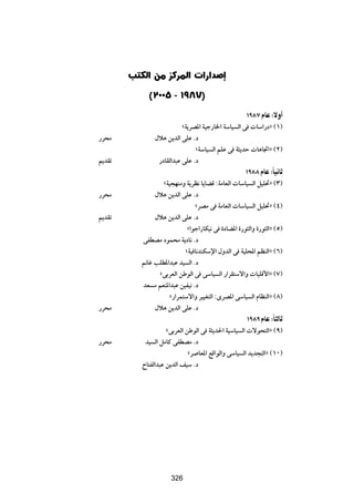 V JÃ« sÄ eÂd*«             «—«b ≈
             ©≤∞∞µ ≠ ±π∏∑®
                                                    ±π∏∑ ÂUŽ ∫ôË√
                           åW|dB*« W}ł—U)« WÝU} Ã« v  UÝ«—œò ©±®
—d×Ä            ‰ö¼ s|bÃ« vKŽ Æœ
                                åWÝU} Ã« rKŽ v W¦|bŠ  U¼U&«ò ©≤®
r|bIð            —œUIÃ«b³Ž vKŽ Æœ
                                                    ±π∏∏ ÂUŽ ∫ÎU}½UŁ
                  åW}−NMÄË W|dE½ U|UCÁ ∫WÄUFÃ«  UÝU} Ã« q}K%ò ©≥®
—d×Ä           ‰ö¼ s|bÃ« vKŽ Æœ
                                ådBÄ v WÄUFÃ«  UÝU} Ã« q}K%ò ©¥®
r|bIð          ‰ö¼ s|bÃ« vKŽ Æœ
                            å«uł«—UJ}½ v …œUC*« …—u¦Ã«Ë …—u¦Ã«ò ©µ®
           vHDBÄ œuL×Ä W|œU½ Æœ
                           åW} U½bMJÝù« ‰ËbÃ« v W}K;« rEMÃ«ò ©∂®
           +Už VKD*«b³Ž b} Ã« Æœ
                åvÐdFÃ« sÞuÃ« v vÝU} Ã« —«dI²Ýô«Ë  U}KÁ_«ò ©∑®
           bF Ä rFM*«b³Ž s}H}½ Æœ
                    å—«dL²Ýô«Ë d}}G²Ã« ∫ÈdB*« vÝU} Ã« ÂUEMÃ«ò ©∏®
—d×Ä           ‰ö¼ s|bÃ« vKŽ Æœ
                                                    ±π∏π ÂUŽ ∫ÎU¦ÃUŁ
                     åvÐdFÃ« sÞuÃ« v W¦|b(« W}ÝU} Ã«  ôu×²Ã«ò ©π®
—d×Ä        b} Ã« qÄUÂ vHDBÄ Æœ
                              åd UF*« lÁ«uÃ«Ë vÝU} Ã« b|b−²Ã«ò ©±∞®
           ÕU²HÃ«b³Ž s|bÃ« n}Ý Æœ


                      ≥¥µ




                      326
 