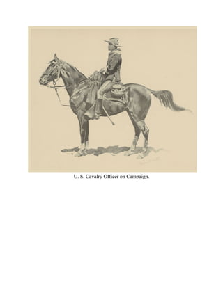 U. S. Cavalry Officer on Campaign.
 