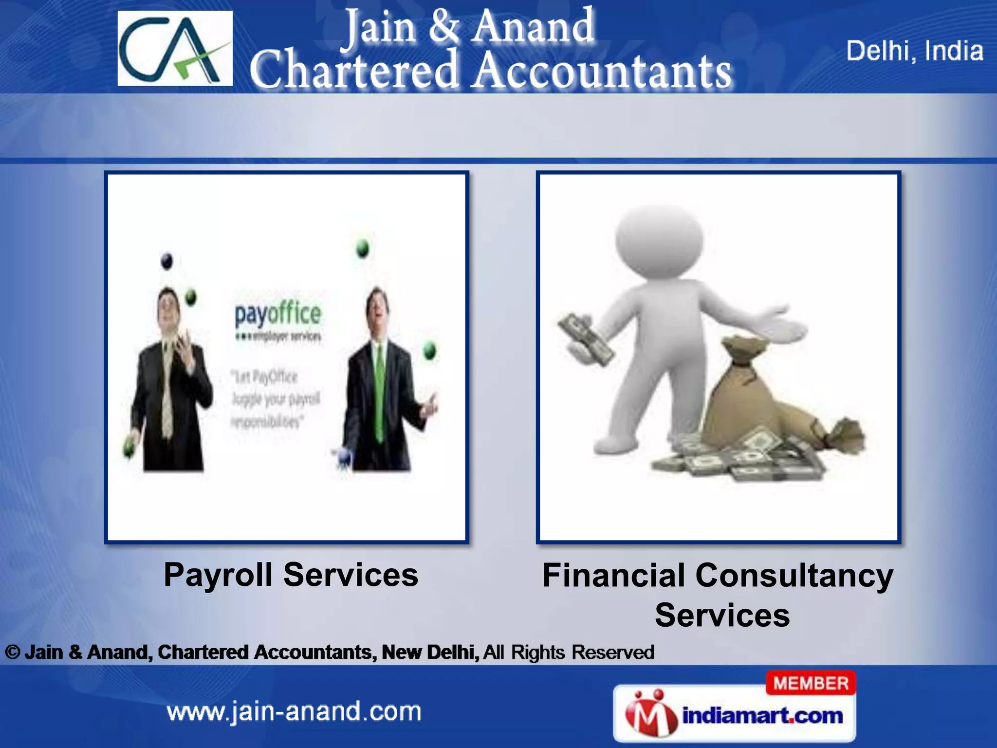 Jain & Anand, Chartered Accountants Delhi India | PPSX