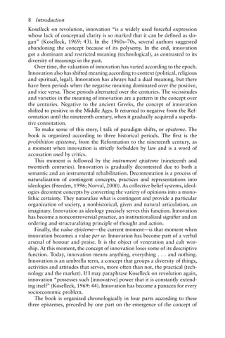 Innovation Contested The Idea Of Innovation Over The Centuries Benoit ...