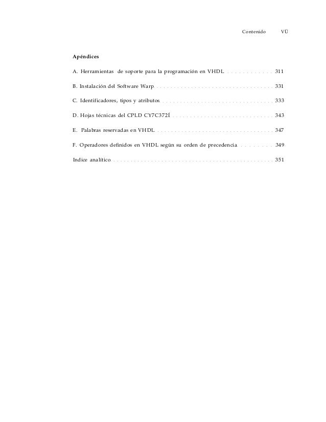 Master thesis vhdl