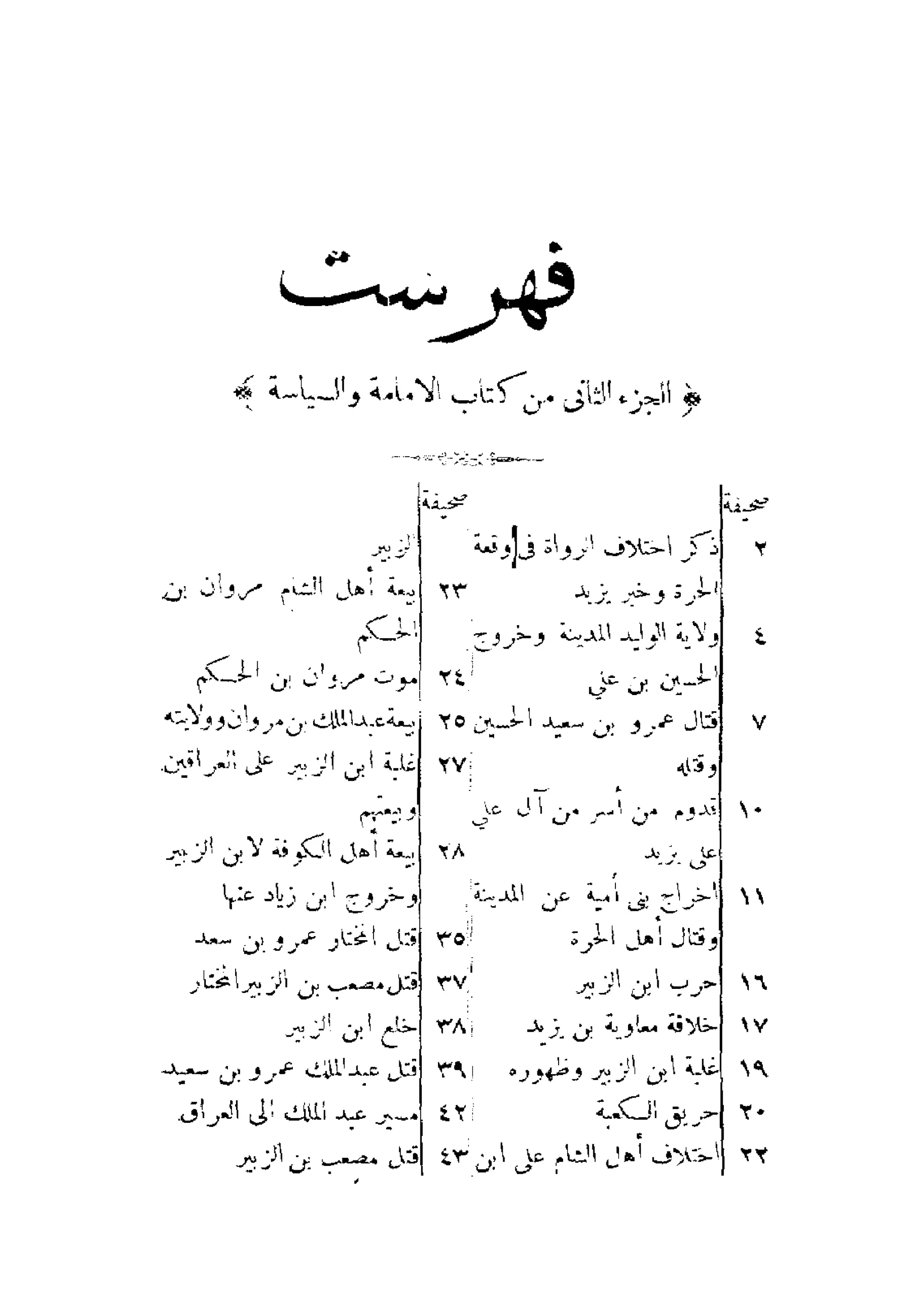 الإمامة والسياسة المنسوب لابن قتيبة