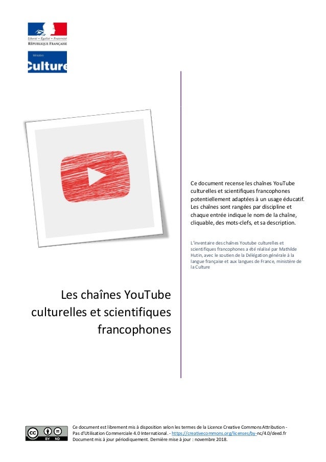 350 Chaines Youtube Culturelles Et Scientifiques