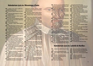 Kalendarium życia św. Wincentego a Paulo:                                                          1630 – Wincenty sporząd...