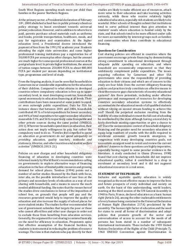3 Education Issues That Will Have To Be Reconciled After >> Towards Inclusive Education Reconciling Household Obligatory Financin 3 Education Issues That Will Have To Be Reconciled After >> Towards Inclusive Education Reconciling Household Obligatory Financin